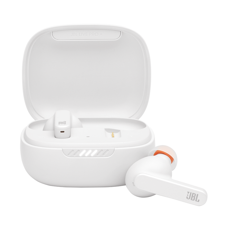 JBL Live Pro+ TWS - White - True wireless Noise Cancelling earbuds - Hero image number null